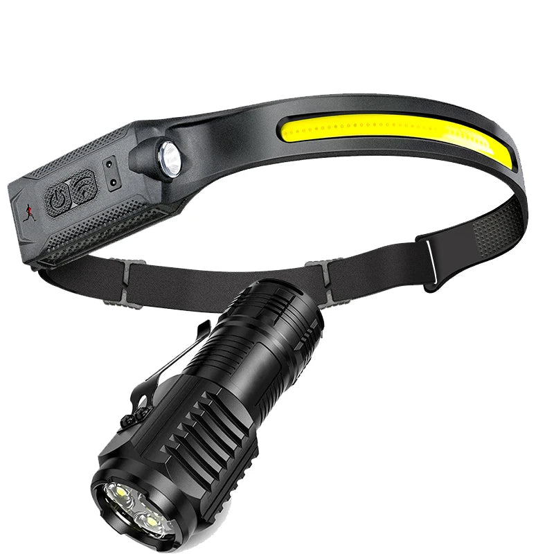 Rechargeable LED Headlamp — 3-Mode Hands-Free Light - Tango's TechRechargeable LED Headlamp — 3-Mode Hands-Free LightFlashlights & LightingTango's TechTango's Tech
