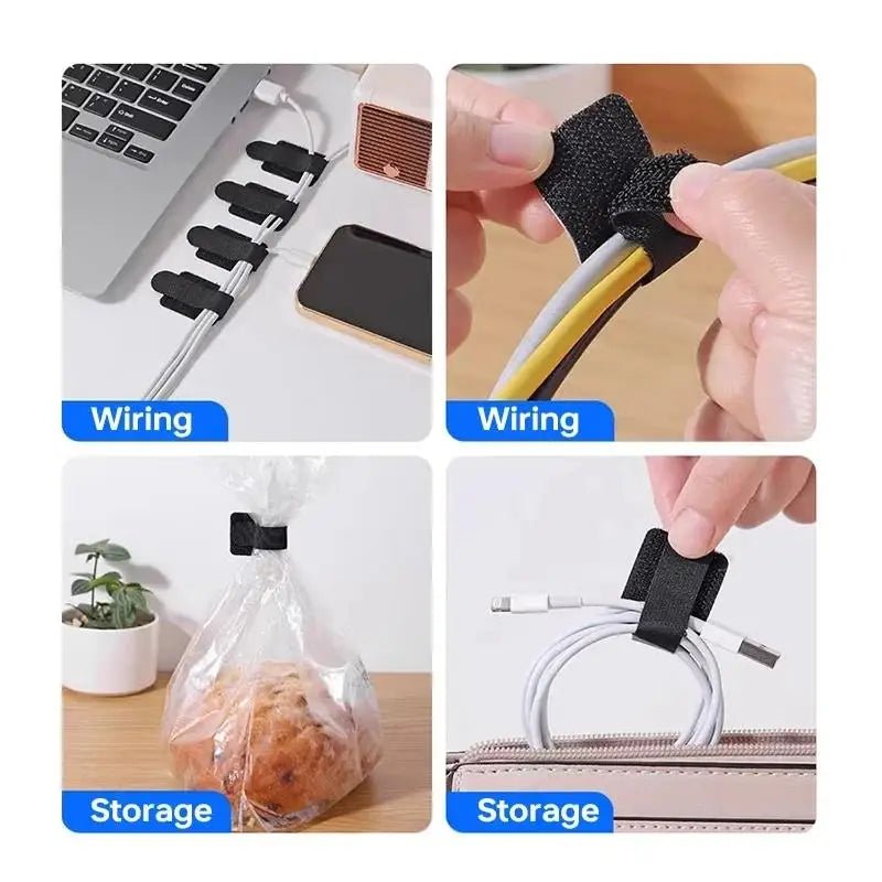 Reusable Fastening Cable Ties — Adjustable Cord Organizer - Tango's TechReusable Fastening Cable Ties — Adjustable Cord OrganizerCables & OrganizationTango's TechTango's Tech