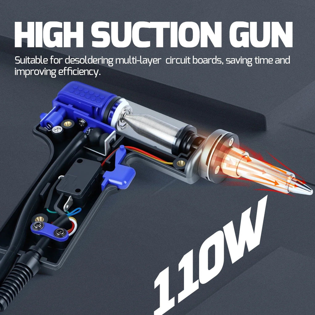 Silverflo 948D-I Desoldering Station 110W Suction Tin Gun Soldering Suction - Tango's TechSilverflo 948D-I Desoldering Station 110W Suction Tin Gun Soldering SuctionTango's TechTango's Tech