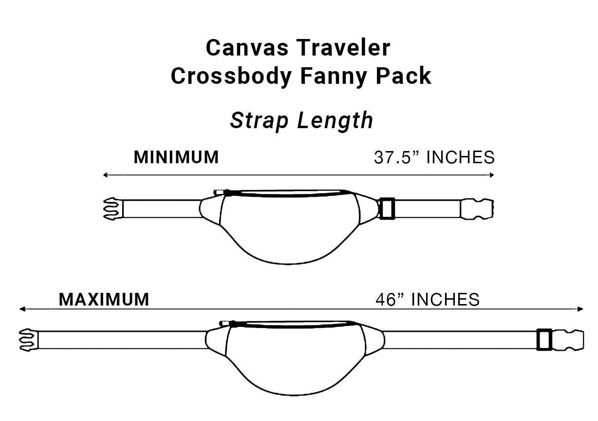SYB Cross Body Fanny Pack - Canvas Traveler - Tango's TechSYB Cross Body Fanny Pack - Canvas TravelerMobile Phone AccessoriesShield Your BodyTango's Tech