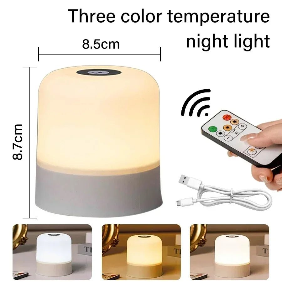 Touch Night Light — RGB Dimmable Rechargeable Table Lamp - Tango's TechTouch Night Light — RGB Dimmable Rechargeable Table LampFlashlights & LightingTango's TechTango's Tech